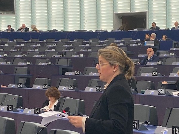 Η βουλευτής κα Χριστιάνα Ερωτοκρίτου μίλησε για την κατάσταση στη Μέση Ανατολή μετά την επίθεση του Ιράν κατά του Ισραήλ στην Ολομέλεια της Κοινοβουλευτικής Συνέλευσης του Συμβουλίου της Ευρώπης