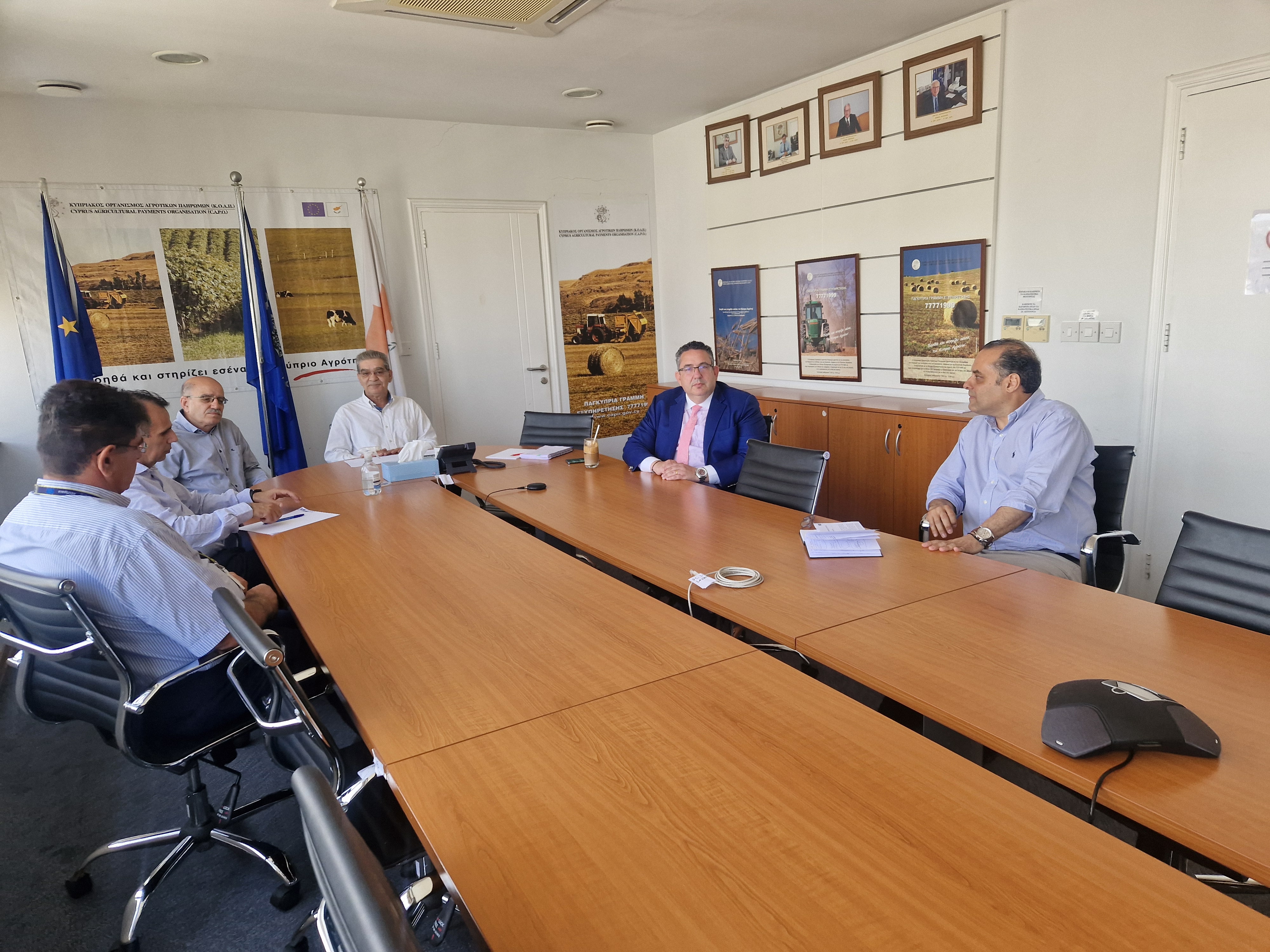 Επίσημη επίσκεψη από τον Επικεφαλής Επιστήμονα για Έρευνα, Καινοτομία και Τεχνολογία της Κυπριακής Δημοκρατίας κ. Δημήτρη Σκουρίδη στον ΚΟΑΠ